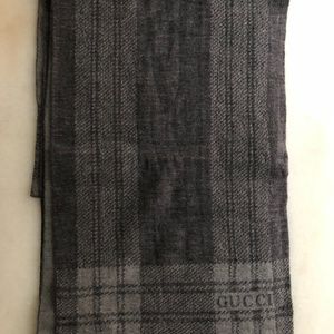 Authentic Gucci Men's Scarf 100% Wool